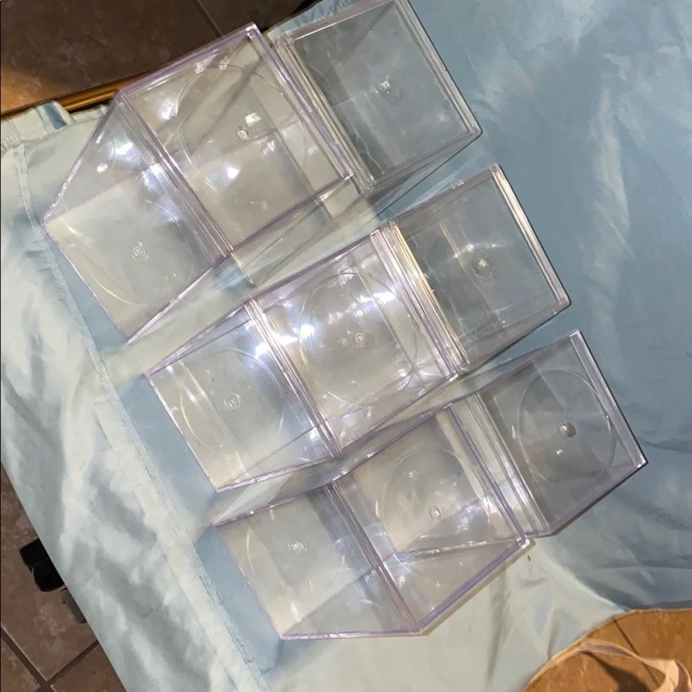 BX45 Vintage Clear Acrylic Storage Boxes